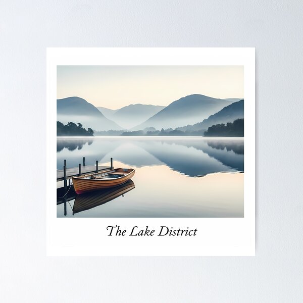 Item preview, Lake District Serenity: Morning on Lake Windermere designed and sold by Digital Dreams Arts.