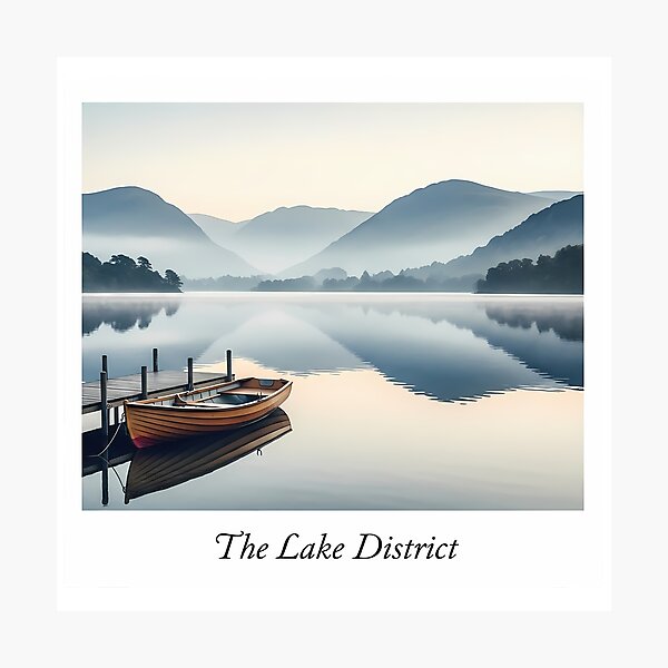 Item preview, Lake District Serenity: Morning on Lake Windermere designed and sold by Digital Dreams Arts.
