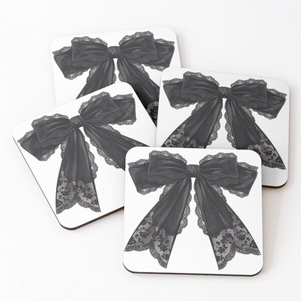 Item preview, Black ribbon bow designed and sold by MendaciousMina.