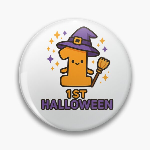 Item preview, Cute 1st Halloween Logo designed and sold by PeckyPom.