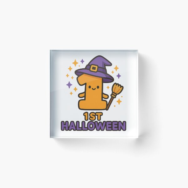 Item preview, Cute 1st Halloween Logo designed and sold by PeckyPom.