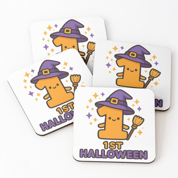 Item preview, Cute 1st Halloween Logo designed and sold by PeckyPom.