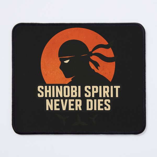 Item preview, Shinobi Spirit Never Dies – Ninja Inspired Minimalist Design designed and sold by Diwakar-Designs.