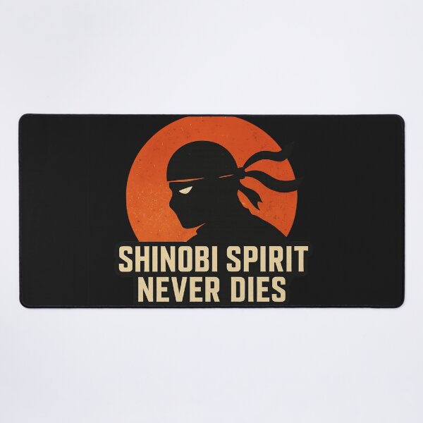 Item preview, Shinobi Spirit Never Dies – Ninja Inspired Minimalist Design designed and sold by Diwakar-Designs.