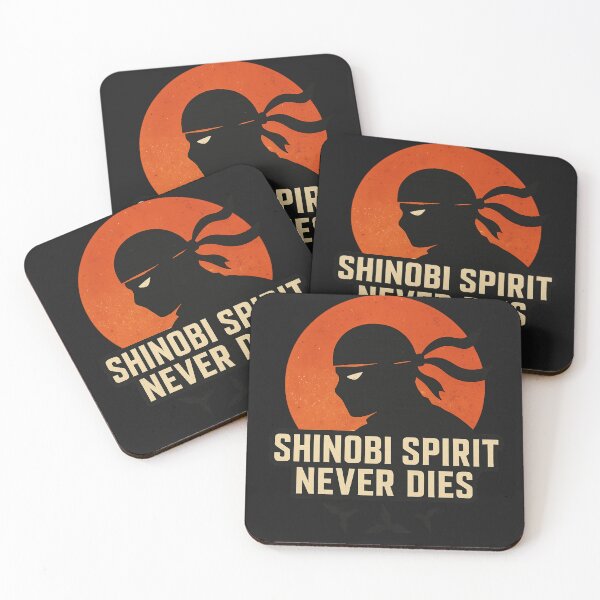 Item preview, Shinobi Spirit Never Dies – Ninja Inspired Minimalist Design designed and sold by Diwakar-Designs.