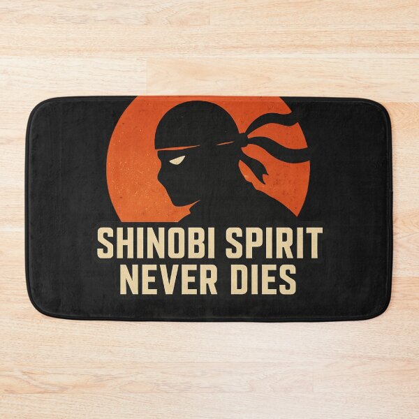 Item preview, Shinobi Spirit Never Dies – Ninja Inspired Minimalist Design designed and sold by Diwakar-Designs.