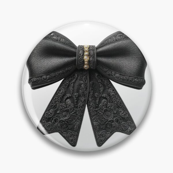 Item preview, Black ribbon bow designed and sold by MendaciousMina.