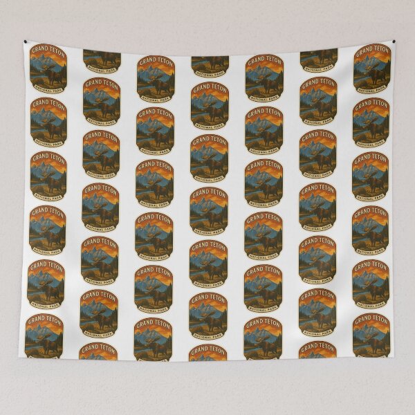 Item preview, Grand Teton National Park Sticker, Grand Tetons, Travel, Wyoming, adventure, vacation, National Park  designed and sold by BrinaandPops.