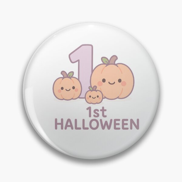 Item preview, Cute 1st Halloween Logo designed and sold by PeckyPom.