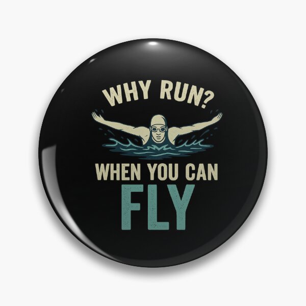 Item preview, Fly Over Water – Swim Graphic Tee Design designed and sold by Gravly.