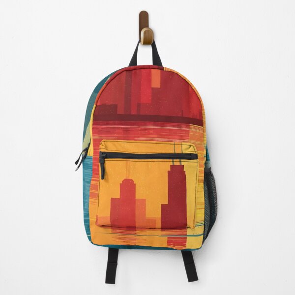 Item preview, Chicago Illinois Vintage Travel Poster | Lake Michigan Skyline designed and sold by TuncGK.