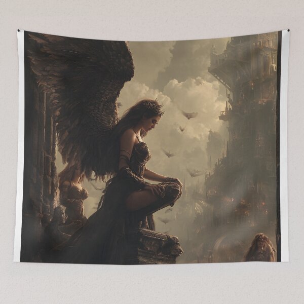 Item preview, The Fallen Guardian designed and sold by oanaunciuleanu.