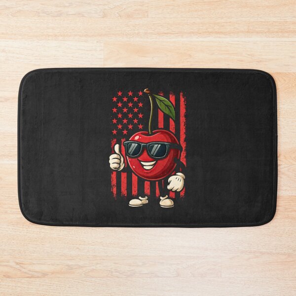 Item preview, Cool Cherry Sunglasses Funny Fruit Cartoon American Flag designed and sold by JerdbordinShop.