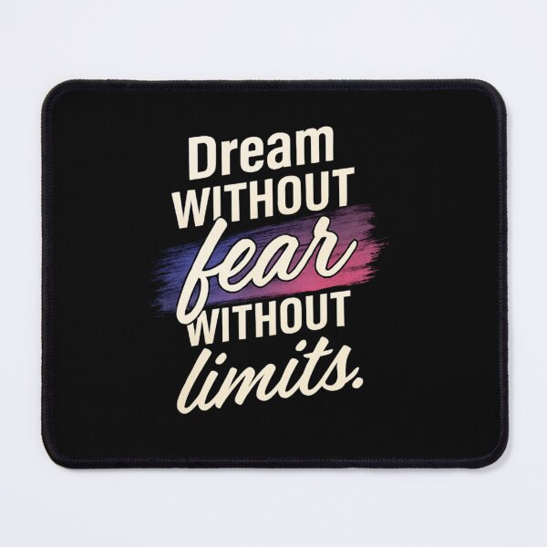Item preview, Dream Without Fear Without Limits – Typography Design designed and sold by Kalpa.
