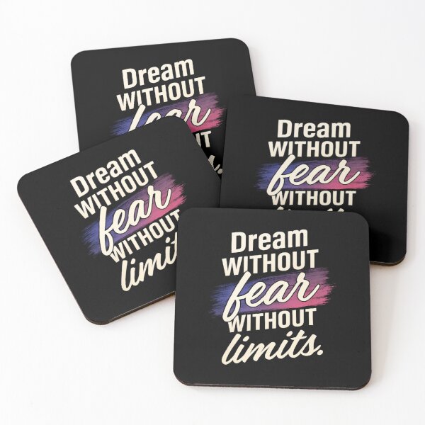 Item preview, Dream Without Fear Without Limits – Typography Design designed and sold by Kalpa.