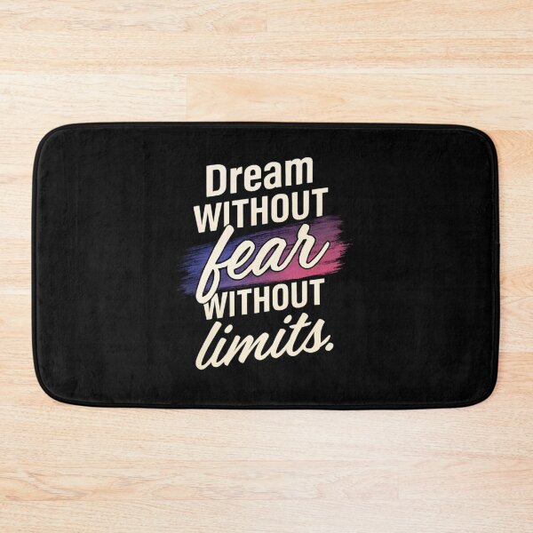 Item preview, Dream Without Fear Without Limits – Typography Design designed and sold by Kalpa.