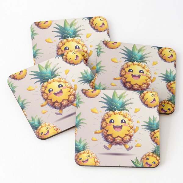 Item preview, Cute Pineapple Happy Kawaii Fruit designed and sold by 0606PM.