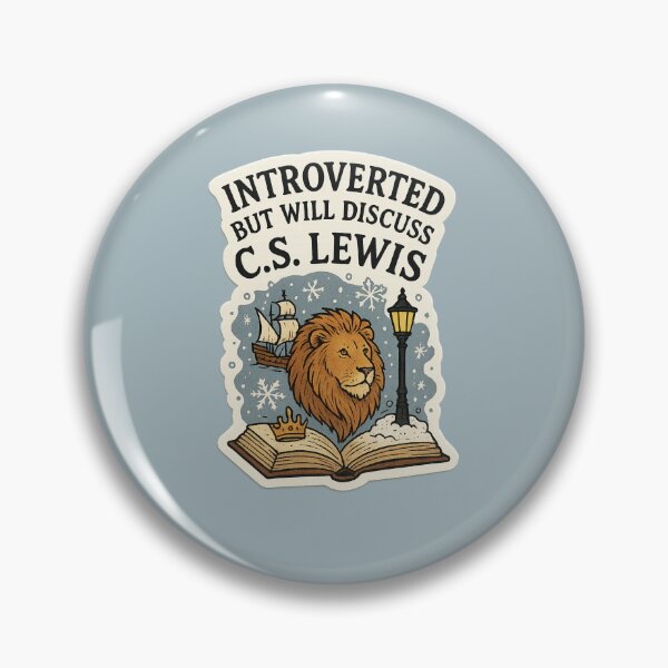 Item preview, Introverted But Will Discuss Lewis designed and sold by The Painted Topaz.