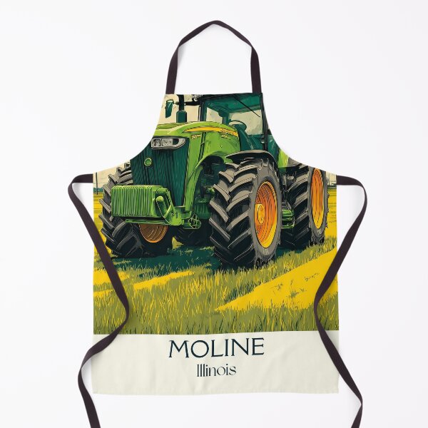 Item preview, Moline Illinois Vintage Travel Poster | Farm Tractor Art designed and sold by TuncGK.