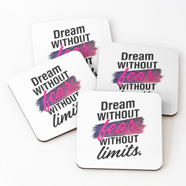 Item preview, Dream Without Fear Without Limits –  Typography Design designed and sold by Kalpa.