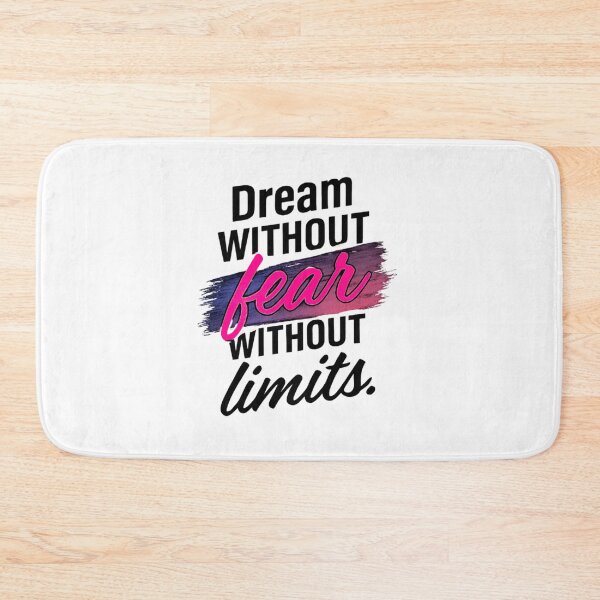 Item preview, Dream Without Fear Without Limits –  Typography Design designed and sold by Kalpa.