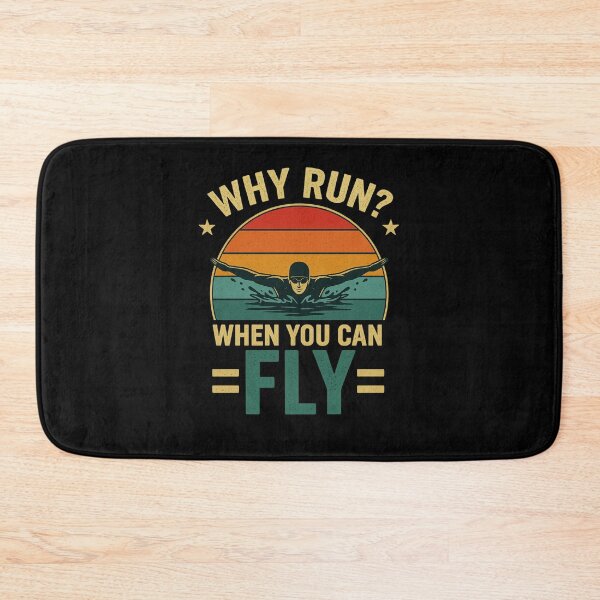 Item preview, Fly Over Water – Swim Graphic Tee Design designed and sold by Gravly.