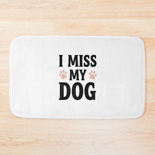 Item preview, I Miss My Dog – Pet Memorial Typography Design for Dog Lovers designed and sold by creativerooney.