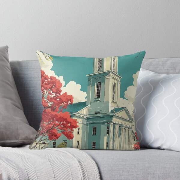 Item preview, Nauvoo Illinois Vintage Travel Poster | Historic Mississippi River Town designed and sold by TuncGK.