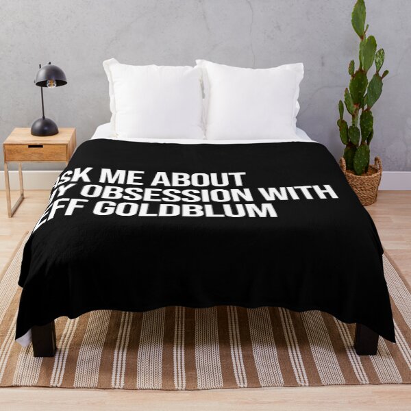 Item preview, Ask me About my Obsession with Jeff Goldblum designed and sold by deluluhaze.
