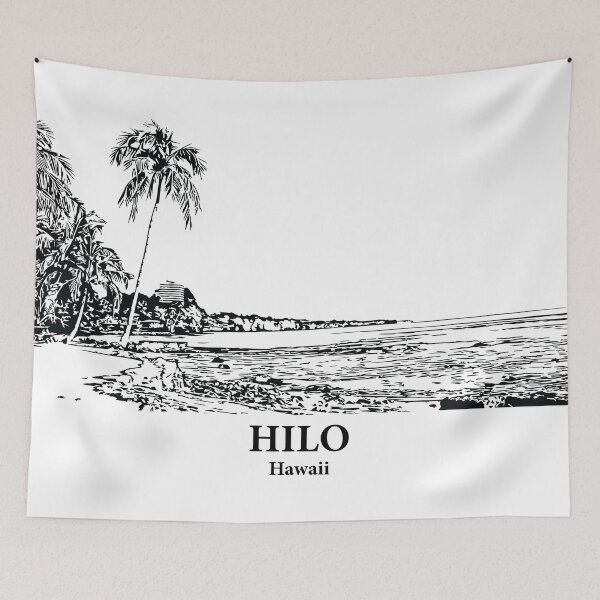 Item preview, Hilo – Hawaii designed and sold by Lakeric Cityscapes.