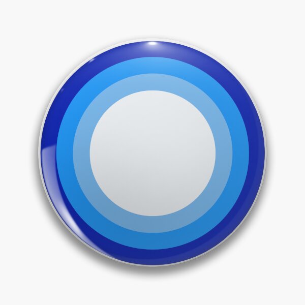 Item preview, Blue Rings of Power - retro BAUHAUS designed and sold by rubezcordez.