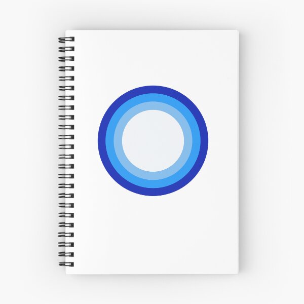 Item preview, Blue Rings of Power - retro BAUHAUS  designed and sold by rubezcordez.
