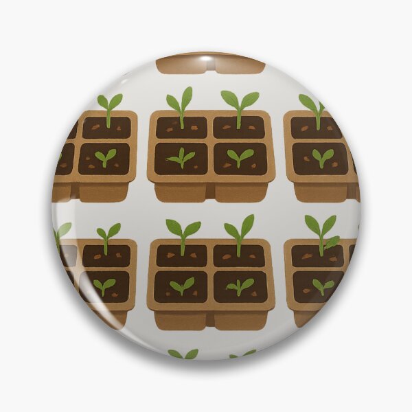 Item preview, Seed Tray Dreams – Cozy Seedling Trays Plant Sticker designed and sold by Feral Confetti.