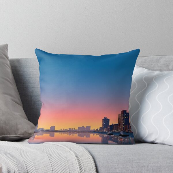 Item preview, Peoria Illinois Vintage Travel Poster | Illinois River Cityscape designed and sold by TuncGK.