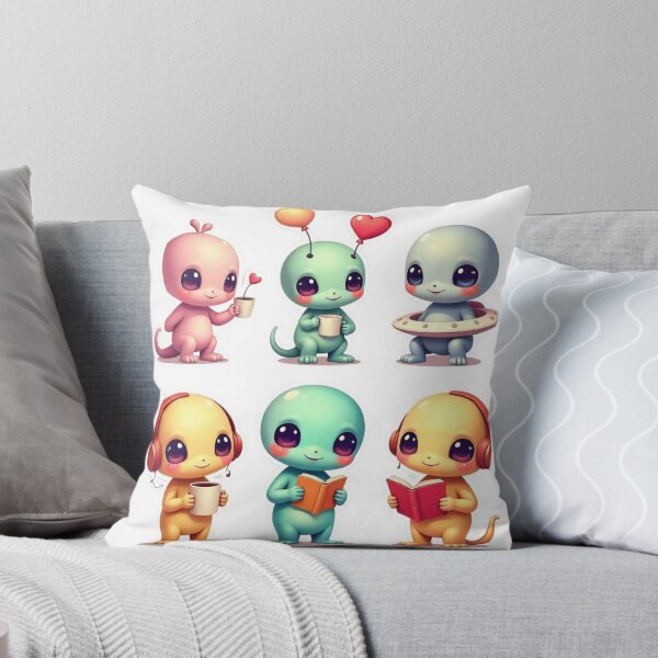Item preview, Cute Little Creatures with Coffee and Books designed and sold by NuboDesigns.