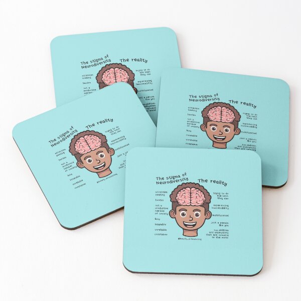 Item preview, Neurodiversity Reality Check Stigma versus Reality Cartoon designed and sold by Bearly Articulating.