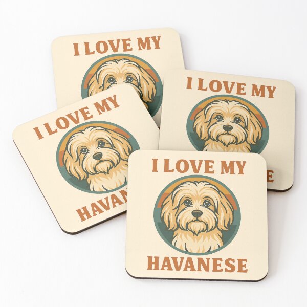 Item preview, Havanese designed and sold by TheWonkyEaselCo.