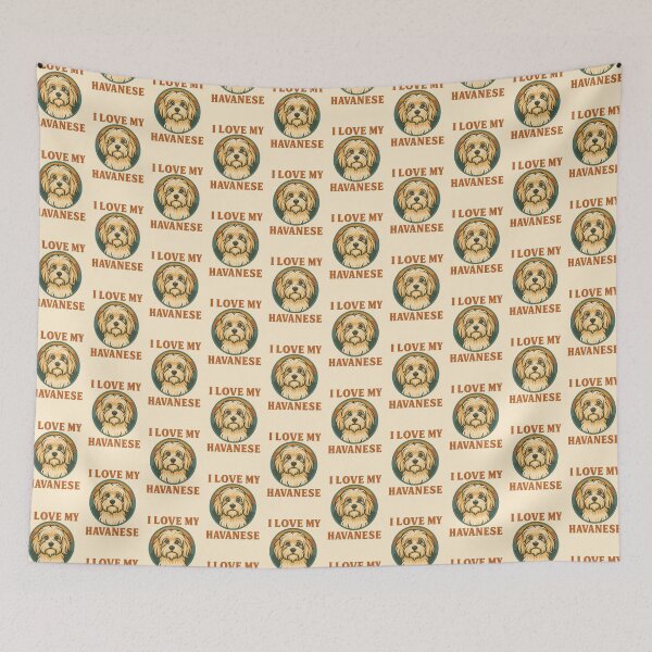Item preview, Havanese designed and sold by TheWonkyEaselCo.