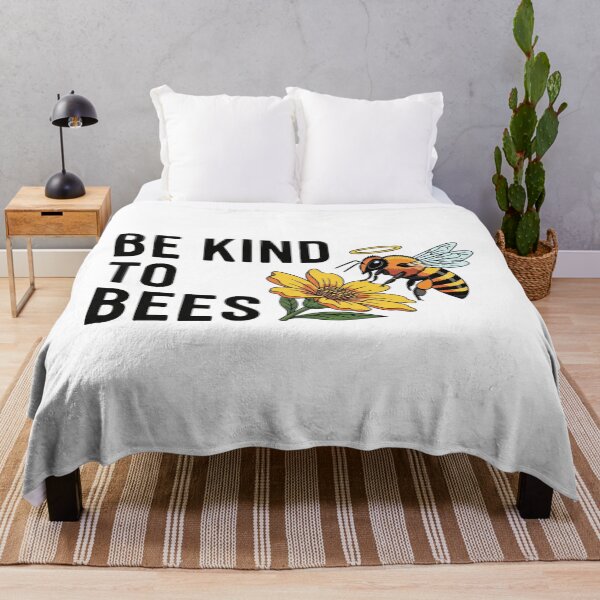 Item preview, Be Kind to Bees - Cute & Inspirational Honey Bee Design designed and sold by ART-POD-PL.