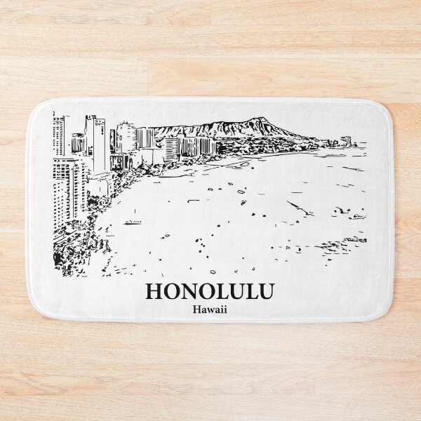 Item preview, Honolulu – Hawaii designed and sold by Lakeric Cityscapes.