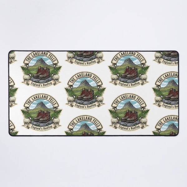 Item preview, The Lakeland Fells: A Vintage UK Hiking Emblem designed and sold by Digital Dreams Arts.