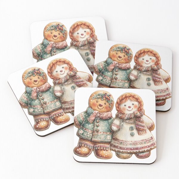 Item preview,  Cute Gingerbread Cookies, Vintage Christmas Cookie Illustration, Holiday Art designed and sold by Maryna_Reine.