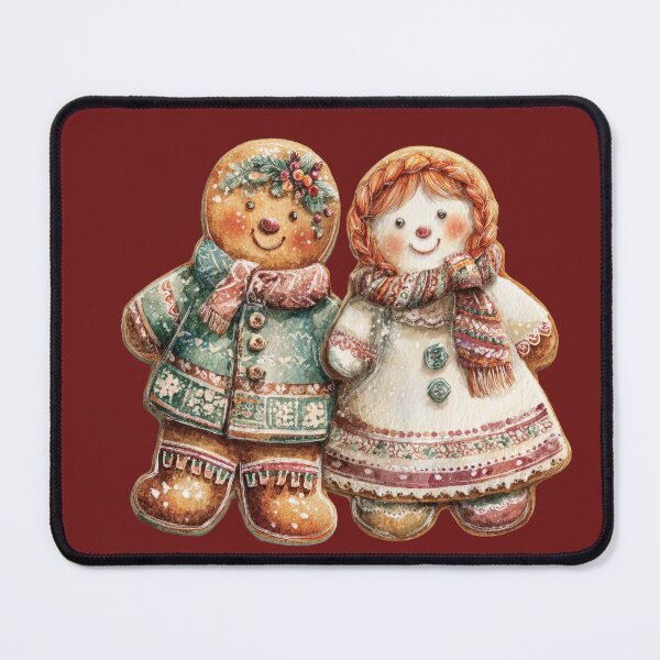 Item preview, Cute Gingerbread Cookies, Vintage Christmas Cookie Illustration, Holiday Art designed and sold by Maryna_Reine.