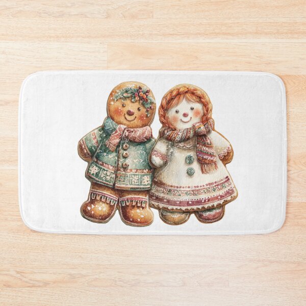 Item preview,  Cute Gingerbread Cookies, Vintage Christmas Cookie Illustration, Holiday Art designed and sold by Maryna_Reine.