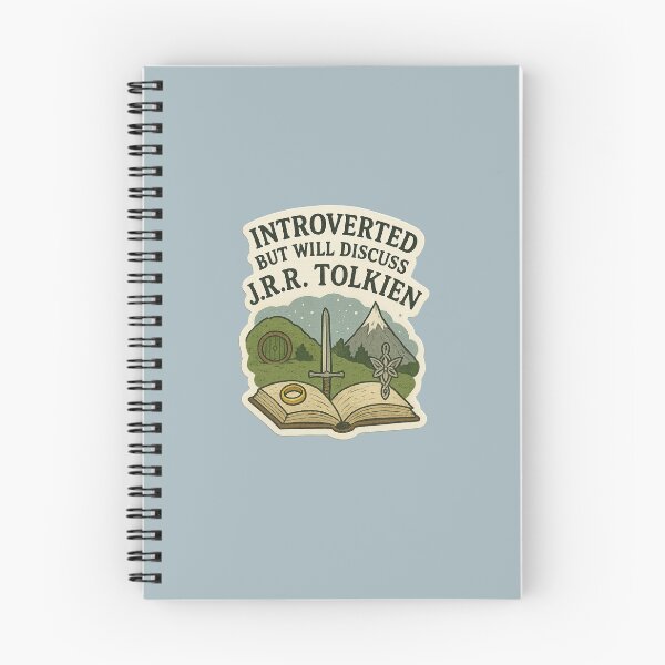Item preview, Introverted But Will Discuss Tolkien designed and sold by The Painted Topaz.