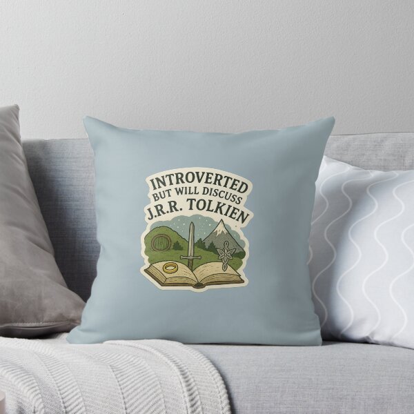 Item preview, Introverted But Will Discuss Tolkien designed and sold by The Painted Topaz.