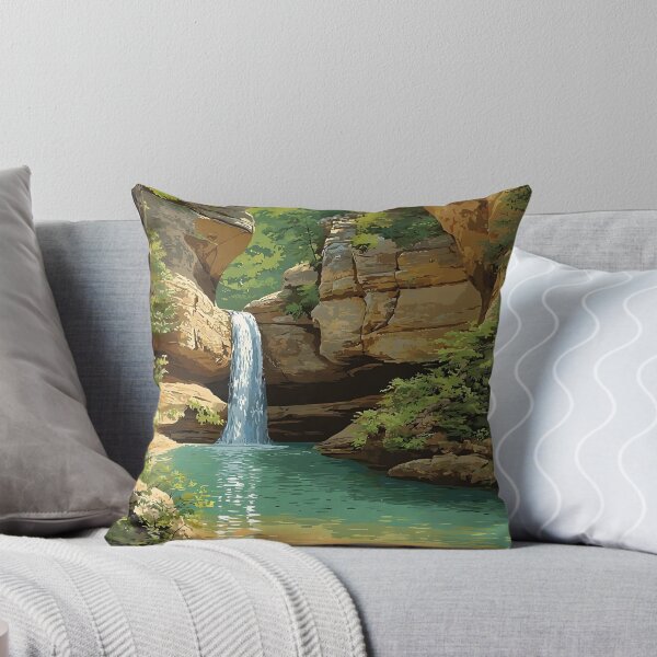 Item preview, Utica Illinois Vintage Travel Poster | Starved Rock State Park Art designed and sold by TuncGK.