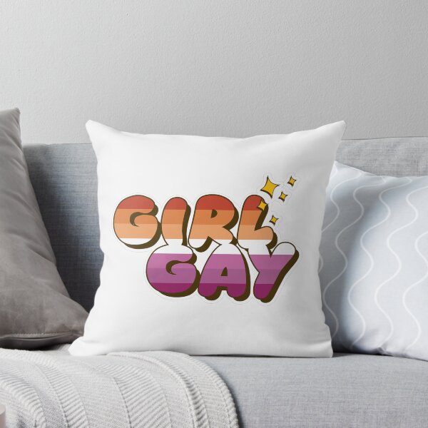 Item preview, LGBTQIA+ - Lesbian Artwork, "Girl Gay" designed and sold by CC-ArtOnline.