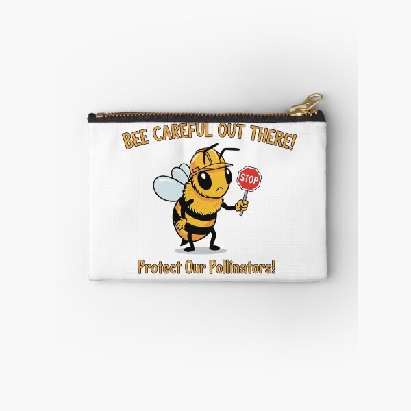 Item preview, Bee Careful Out There - Funny Pollinator Protection Design designed and sold by ART-POD-PL.