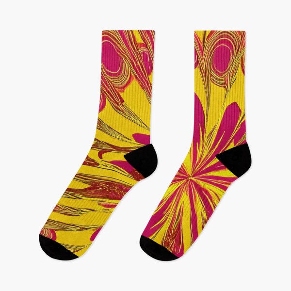 Item preview, Psychedelic Pink and Yellow Burst Pattern designed and sold by SassyArtistry.
